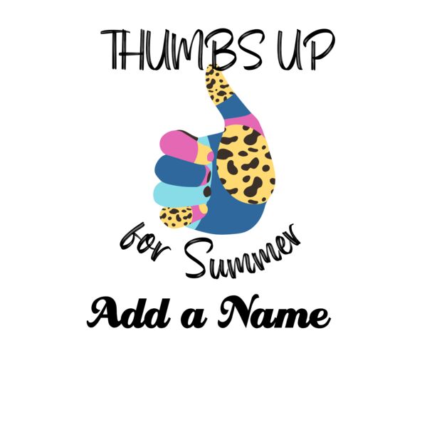 Personalised Thumbs Up Thumbnail